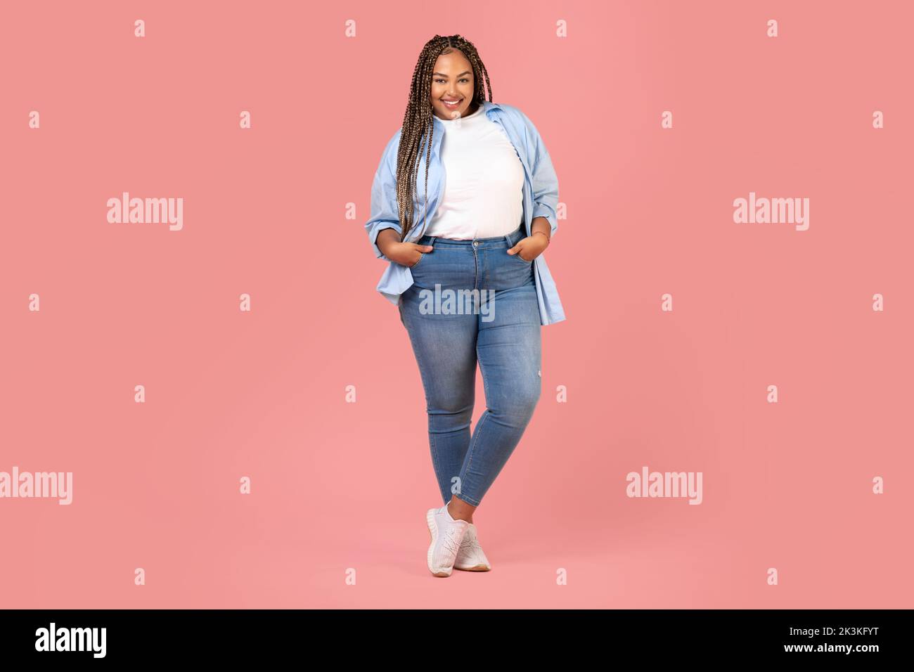 Plus size model Cut Out Stock Images & Pictures - Alamy