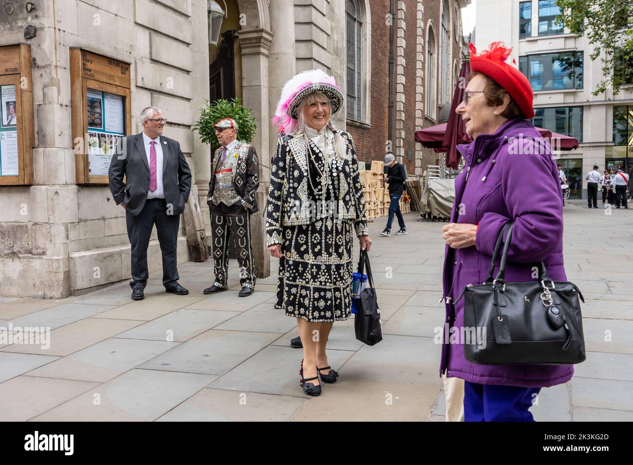 Pearly Kings and Queens Harvest Festival London 2022 Stock Photo