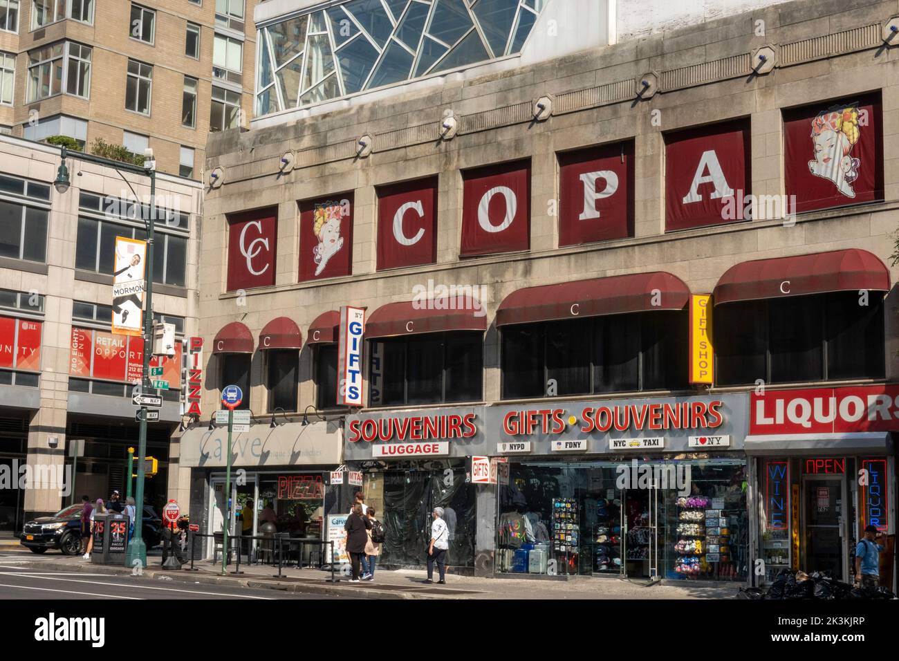 The Copacabana Night Club previous location, Times Square, 2022, NYC, USA Stock Photo