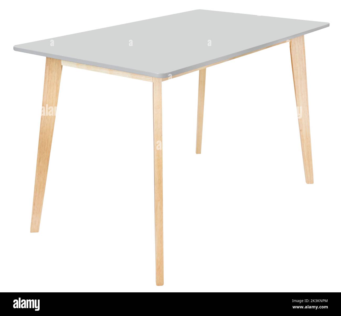 Modern design table. Isolated on a white background. Interior element