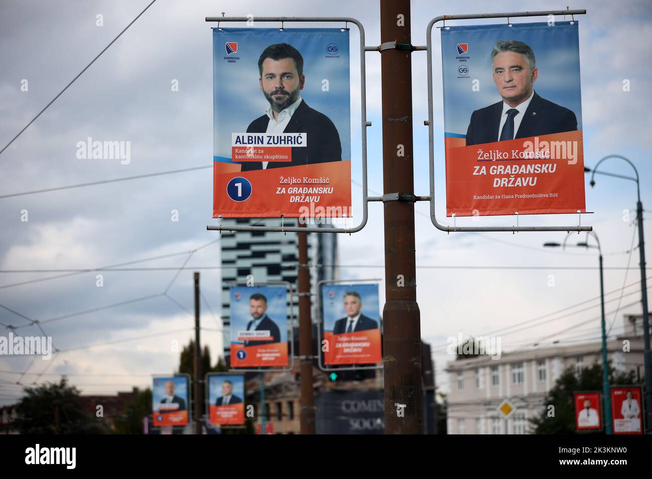 Candidate posters can be seen on the streets before the General