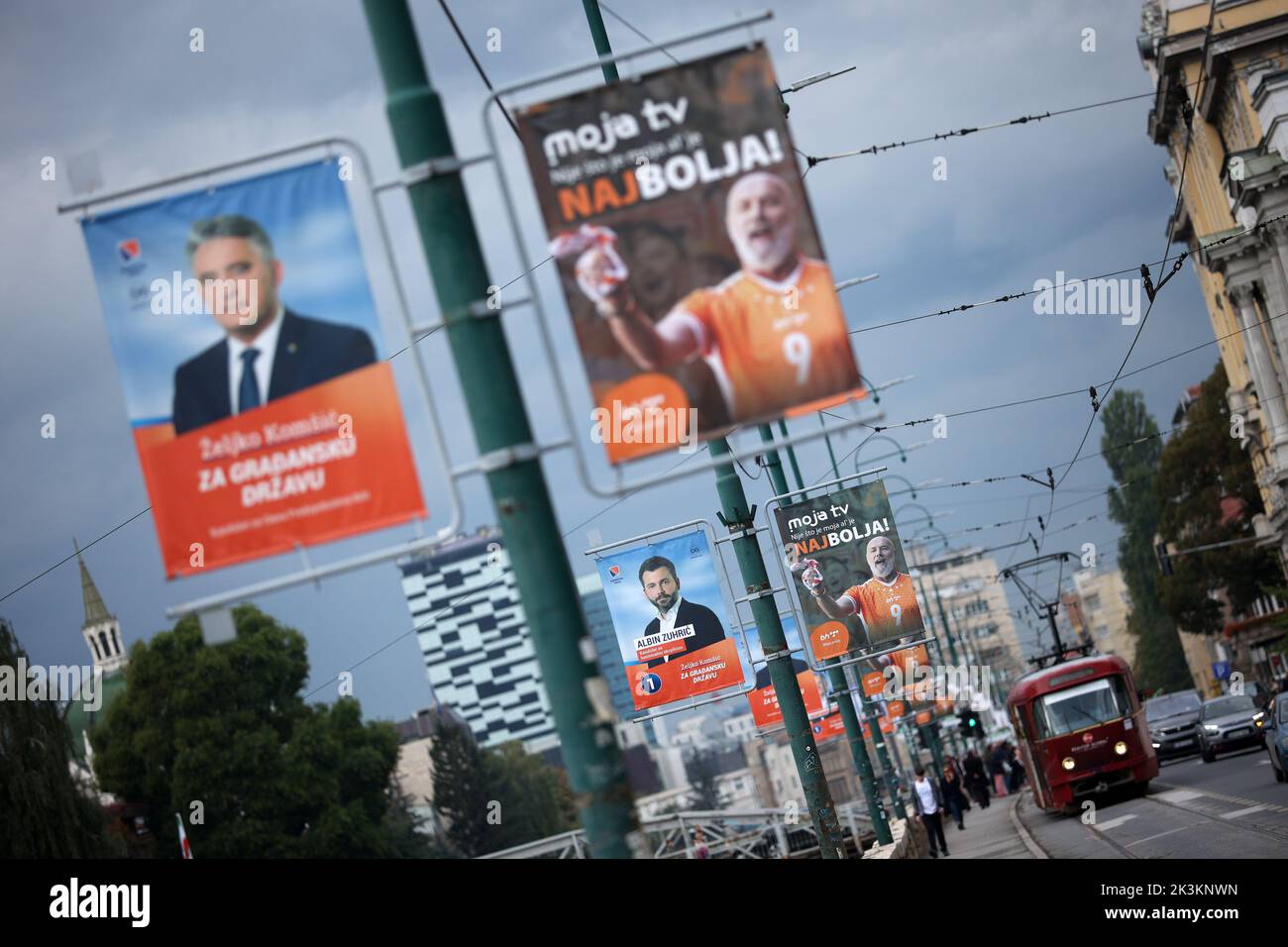 Candidate posters can be seen on the streets before the General