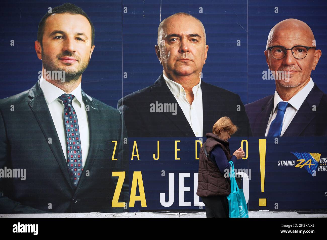 Candidate posters can be seen on the streets before the General