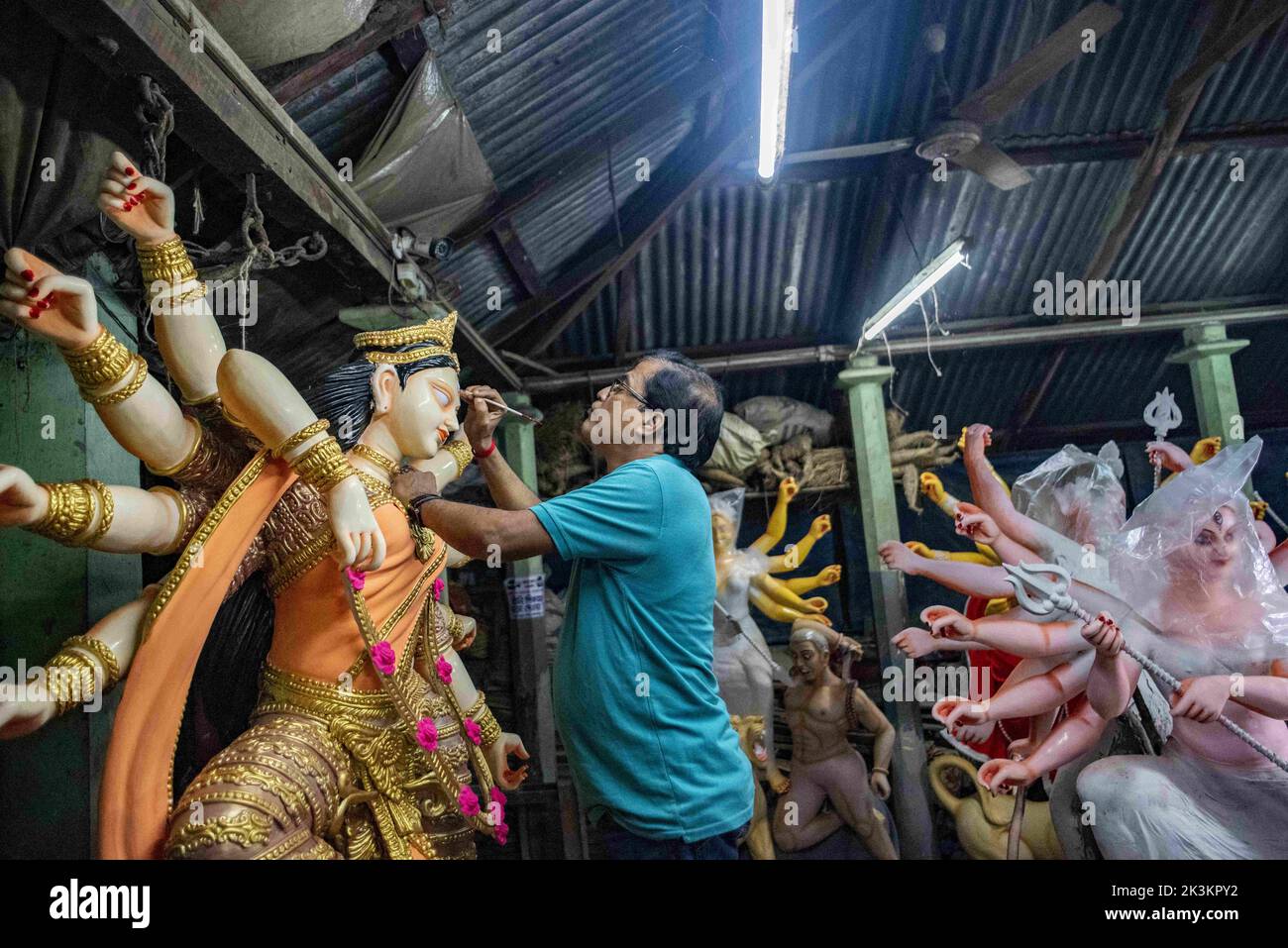 Chittagong, Bangladesh. 19th Sep, 2022. Durga puja, the festival of
