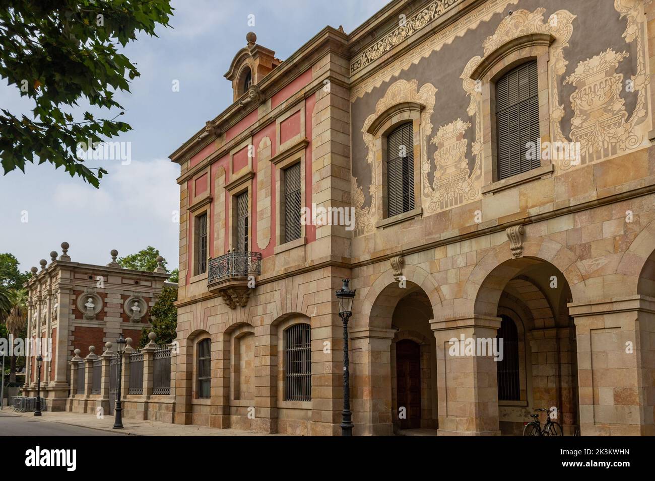 A beautiful historic old building in the Ciutadella Park in Barcelona, Catalonia, Spain Stock Photo
