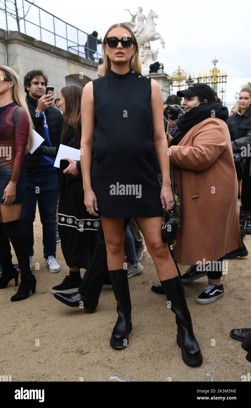 Romee Strijd attends the Christian Dior Haute Couture FW 2022-23
