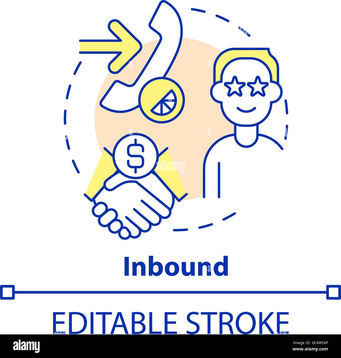 Inbound concept icon Stock Vector Image & Art Alamy
