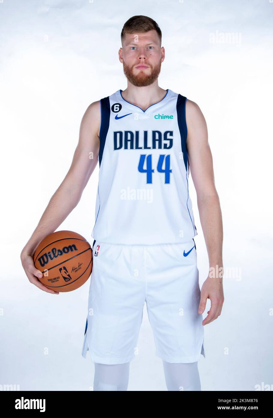 Dallas, TX, USA. 26th Sep, 2022. Dallas Mavericks forward Davis Bertans ...