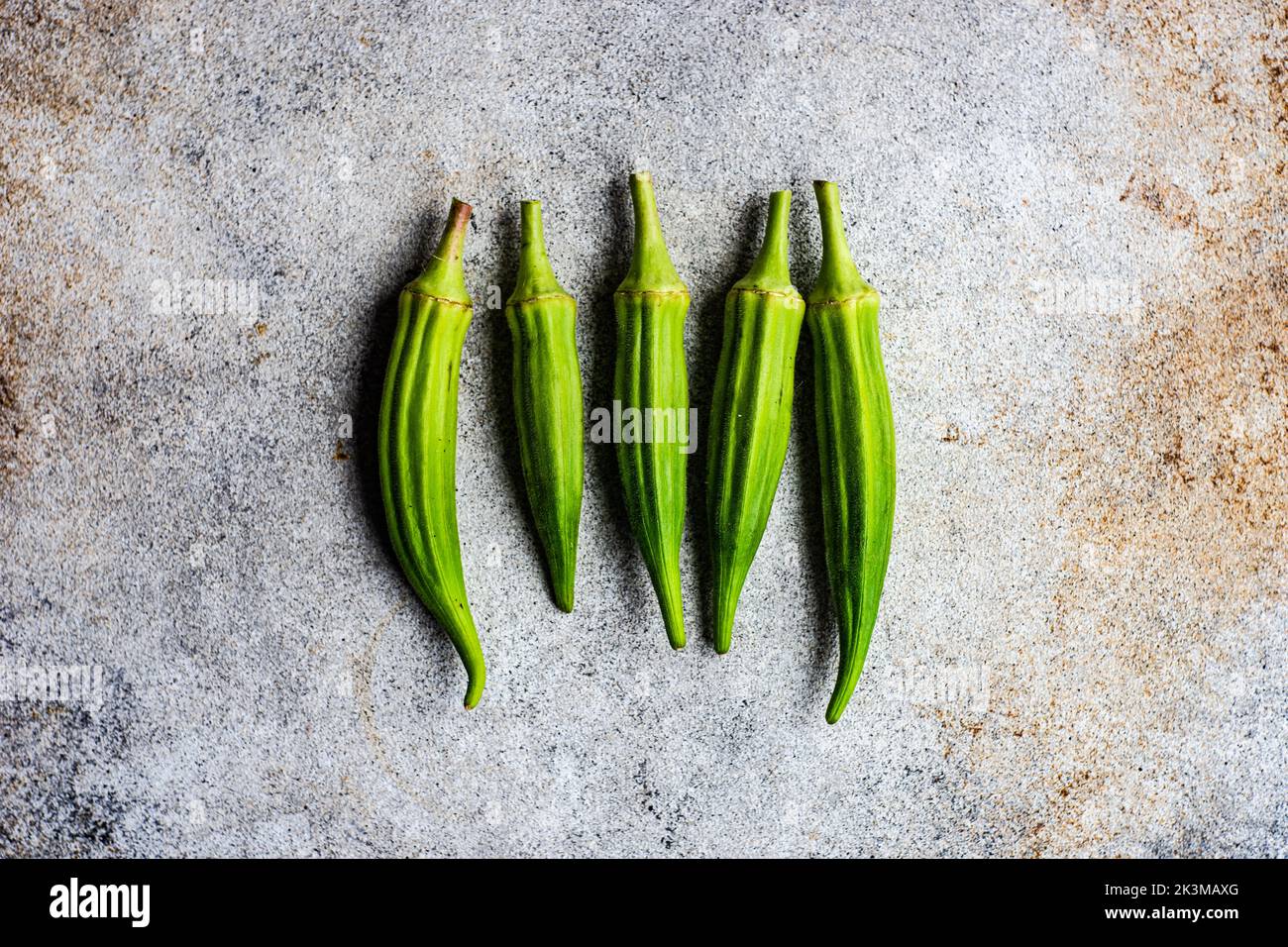 How to prepare fresh okra hires stock photography and images Alamy