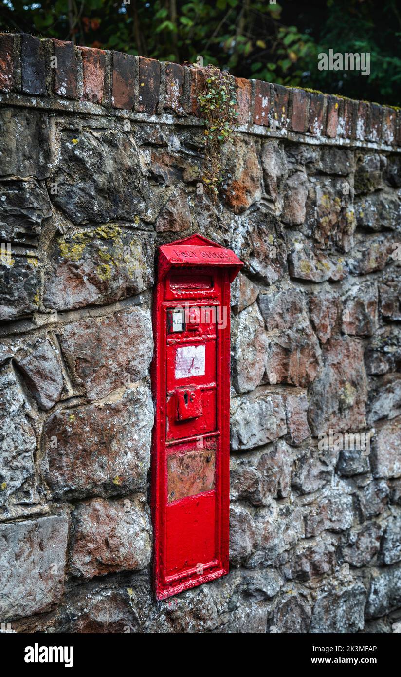 west malling,  a market town in the Tonbridge and Malling district of Kent, England. The Beatles' Magical Mystery Tour was filmed around here in1967. Stock Photo