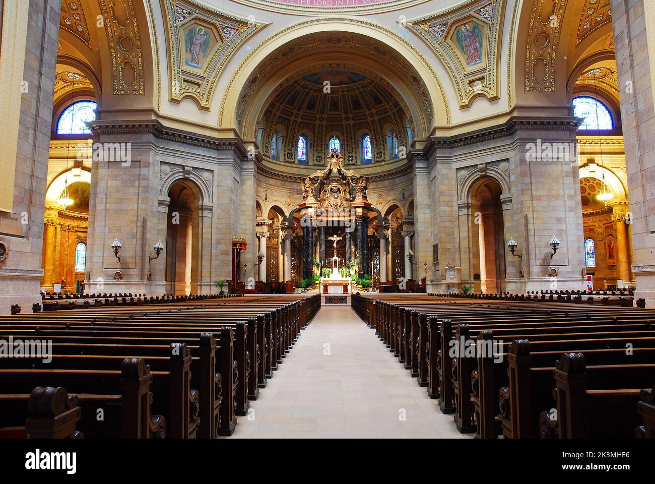 Interior of St Pauls Cathedral, St Paul Minnesota Stock Photo - Alamy