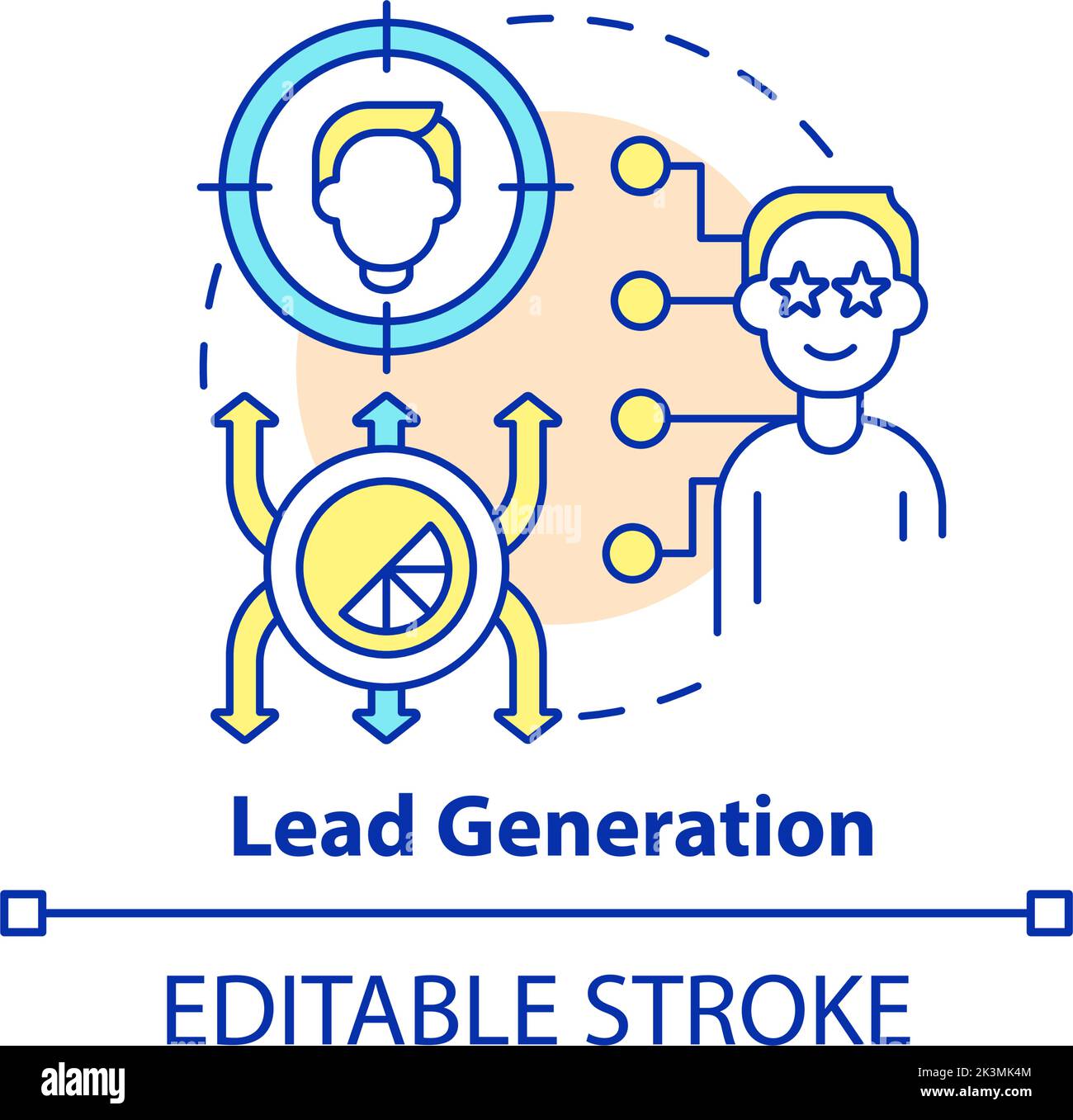 Lead generation concept icon Stock Vector Image & Art Alamy