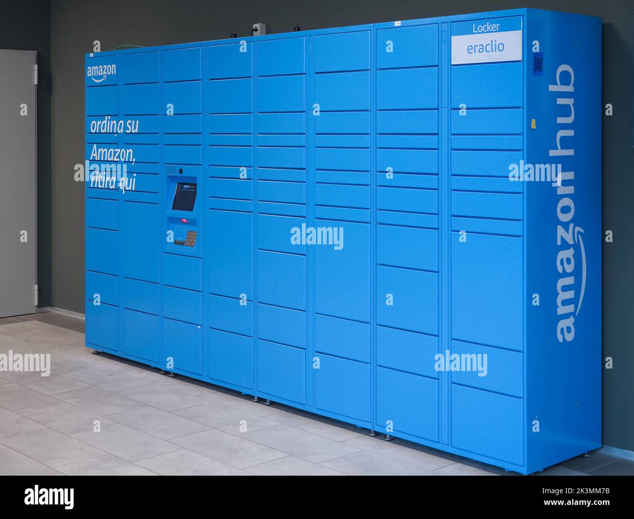 TURIN, ITALY CIRCA SEPTEMBER 2022 Amazon hub locker Stock Photo Alamy