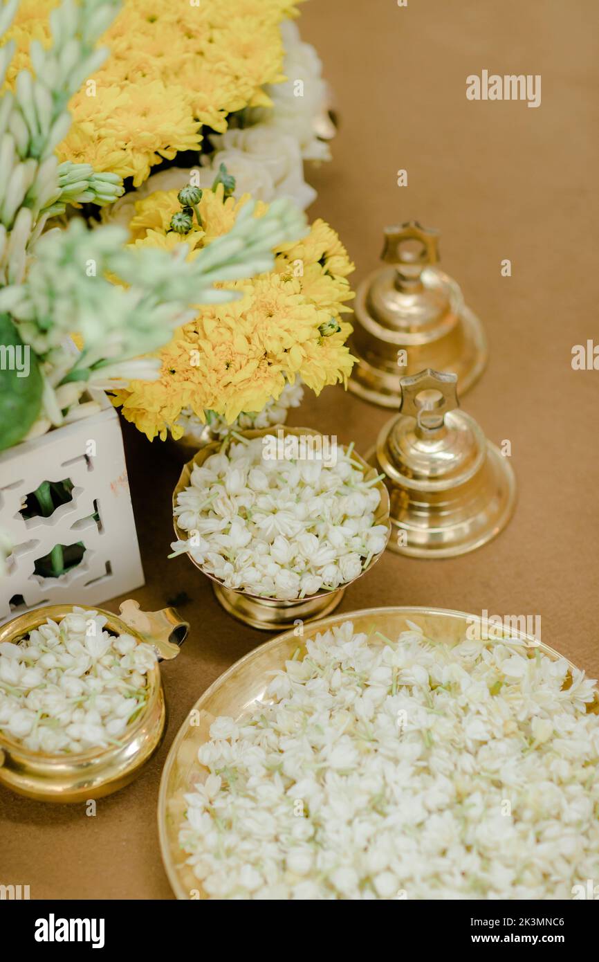 Indian Wedding Stage.Indian wedding decoration. Indian beautiful