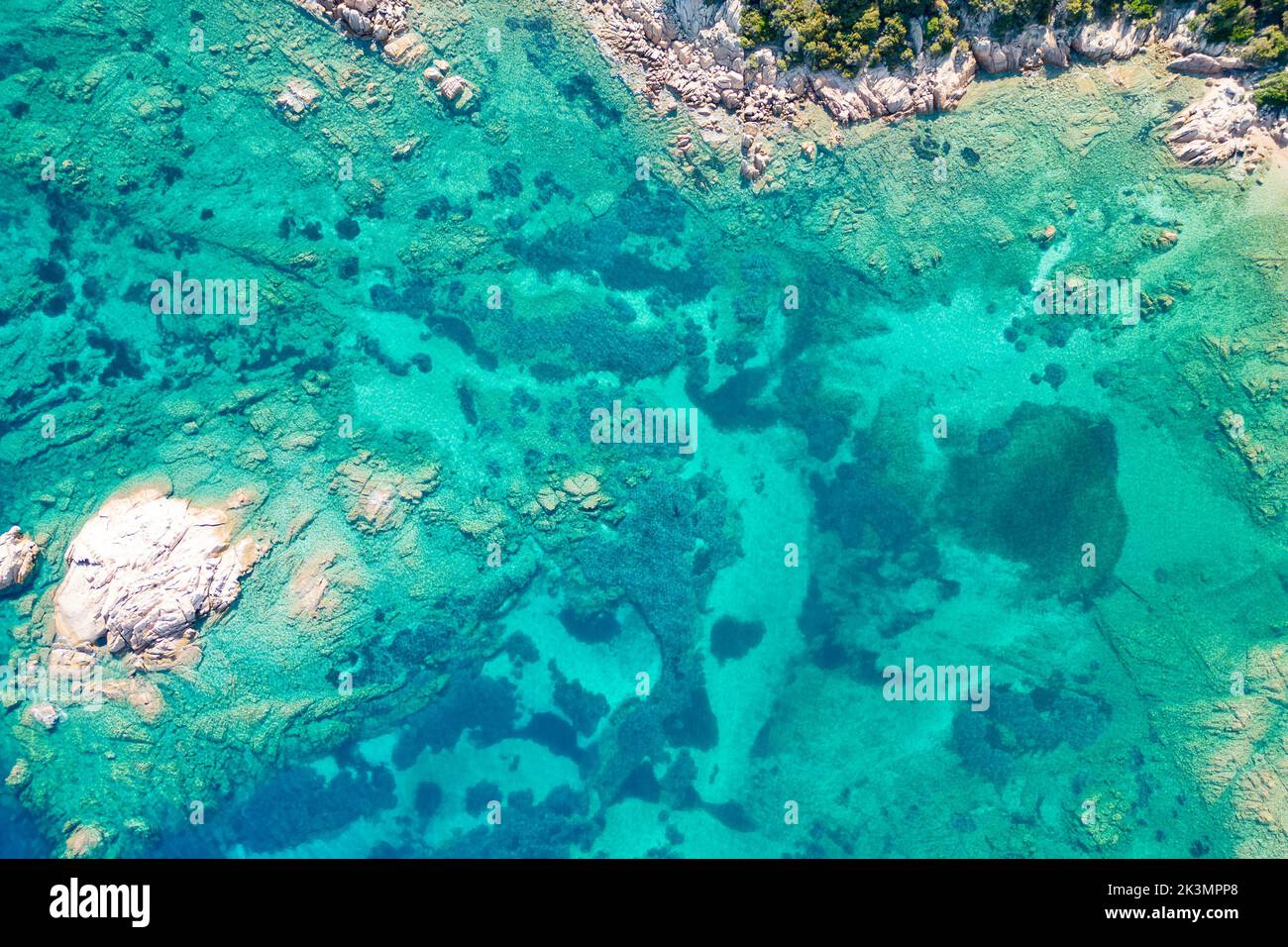 Sardinien Landschaft und Meer Stock Photo