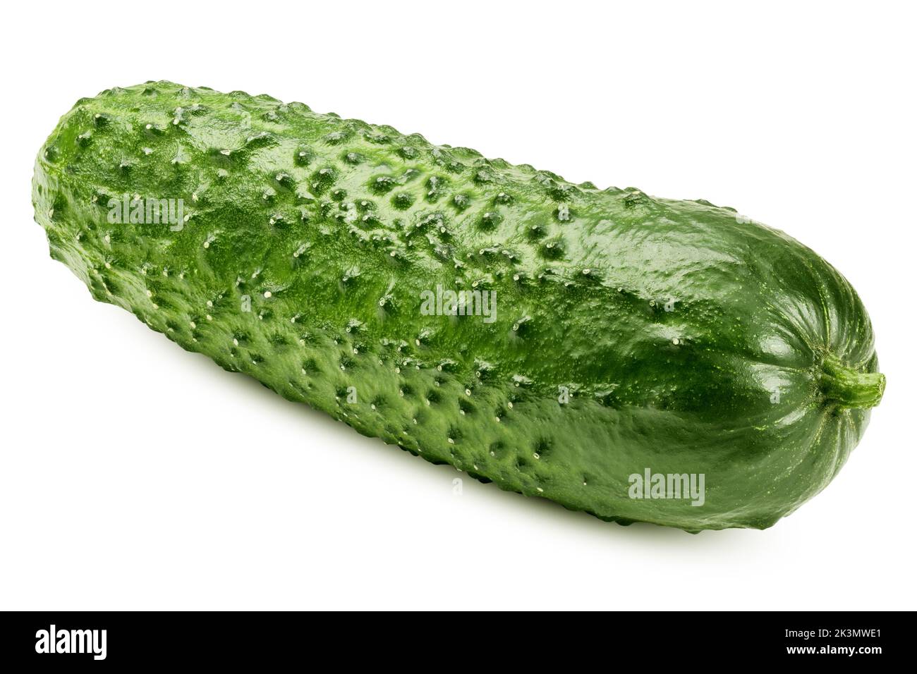 cucumber isolated on white background, clipping path, full depth of field Stock Photo