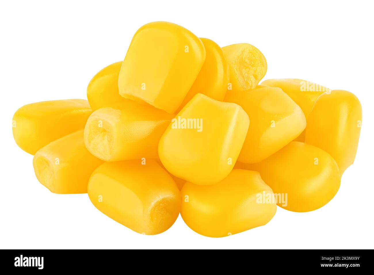 corn seeds isolated on white background, clipping path, full depth of field Stock Photo Alamy