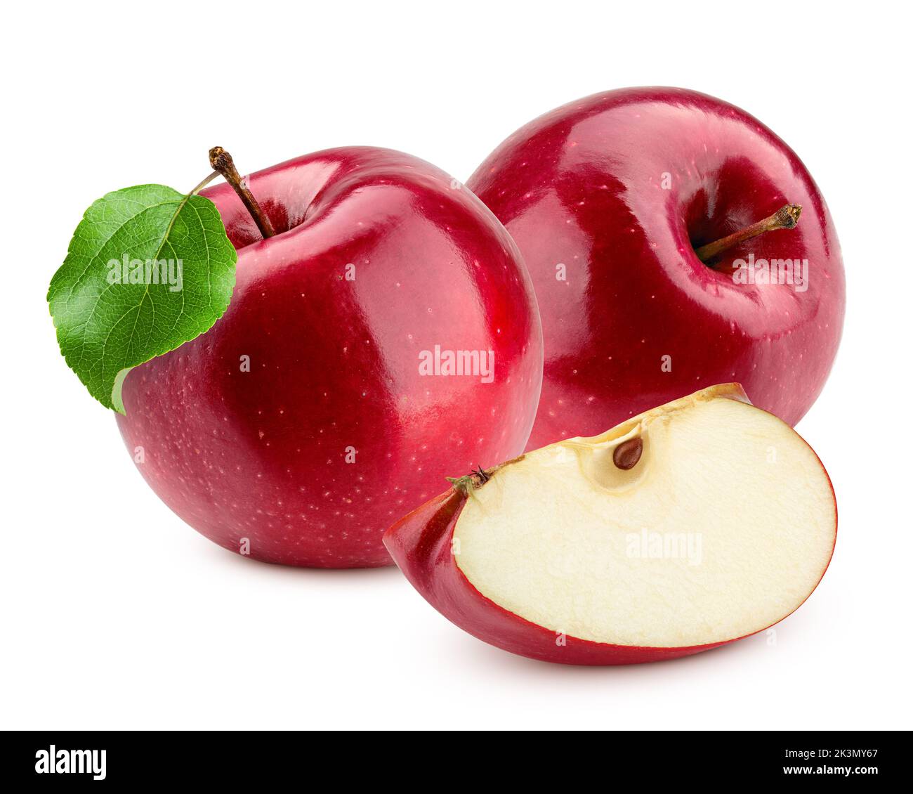 Free art print of Red Apple isolated with clipping path