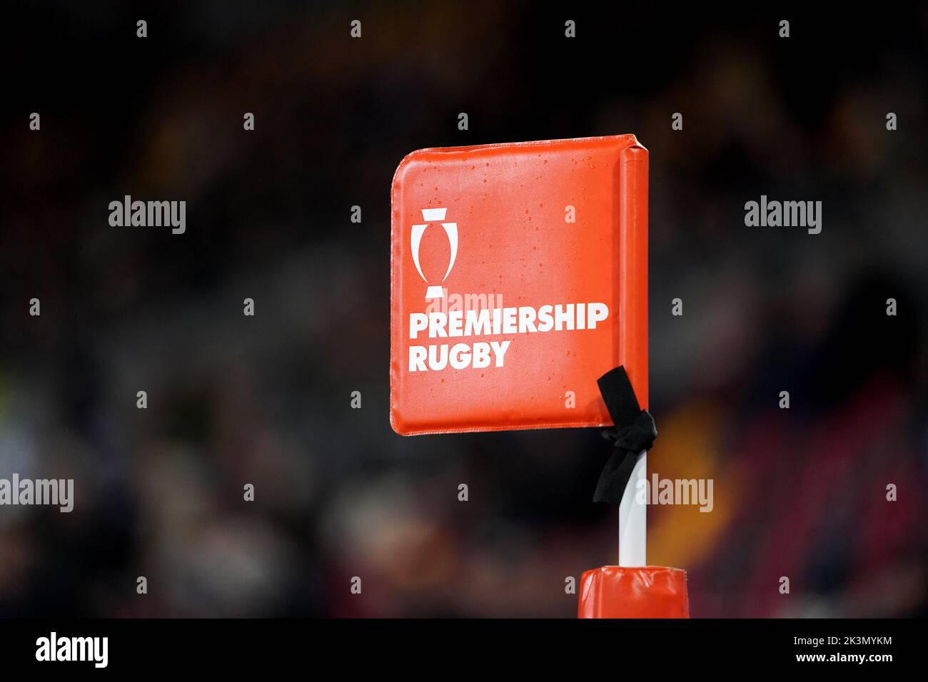 Premiership Rugby branding during the Premiership Rugby Cup second