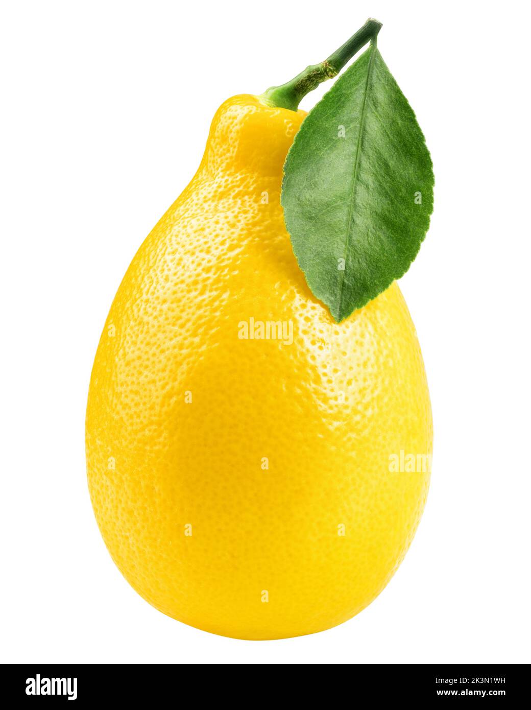 lemon, isolated on white background, clipping path, full depth of field Stock Photo