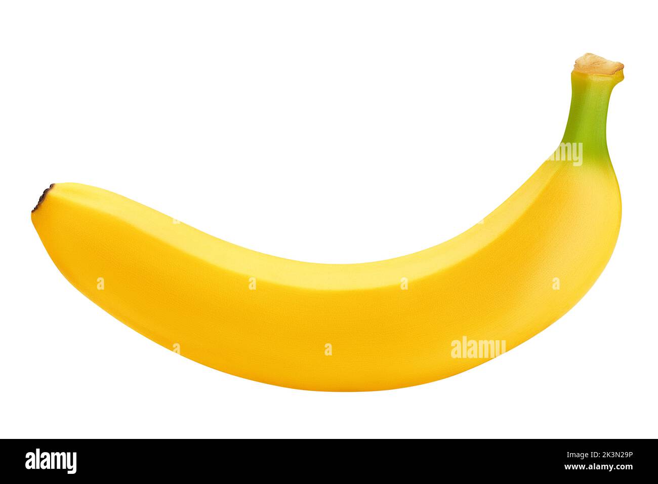 banana isolated on white background, clipping path, full depth of field Stock Photo