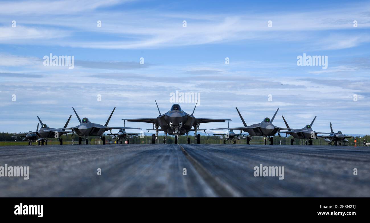 U S Air Force Aircraft Participate In A Capabilities Demonstration In