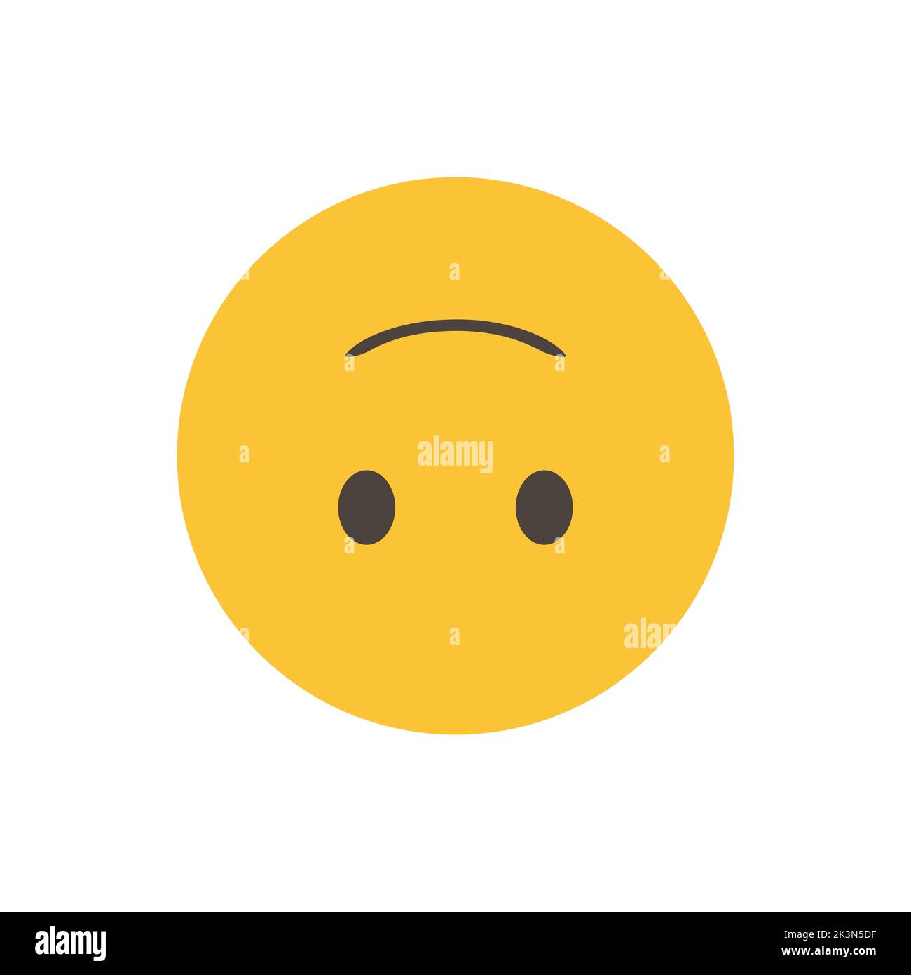 Upside down face. Vector illustration. smiling emoticon character design. Isolated 3D. Vector Emoji. for app Stock Vector