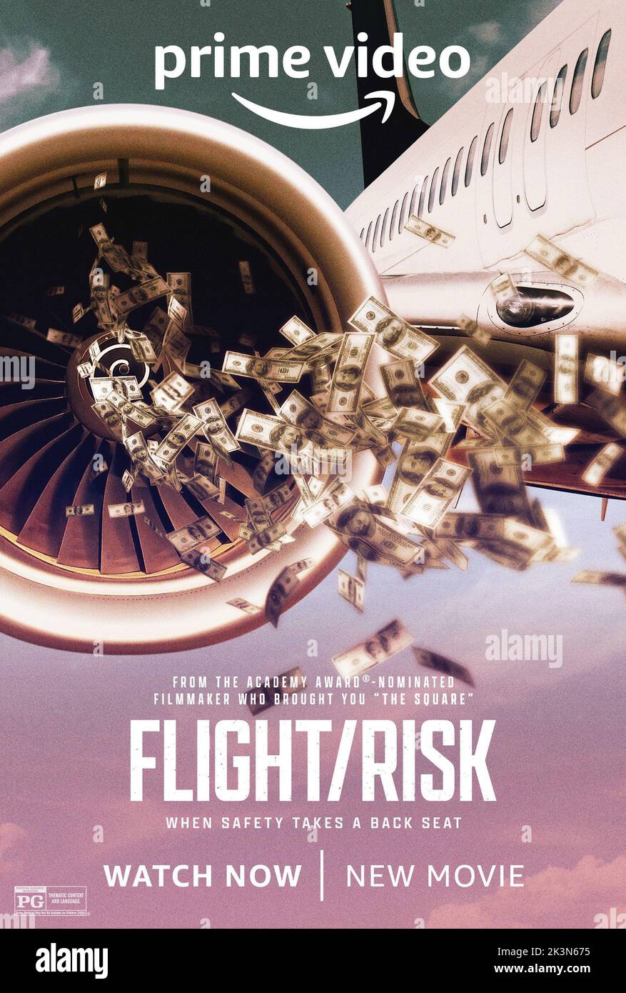 Flight Risk Studio FLIGHT/RISK, (aka FLIGHT RISK), US poster, 2022. © Amazon Studios ...