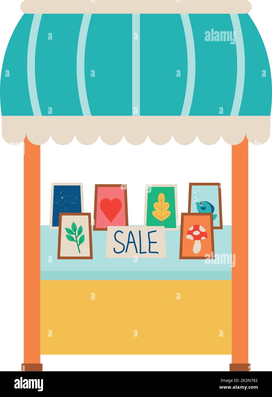flea market stand Stock Vector Image & Art Alamy