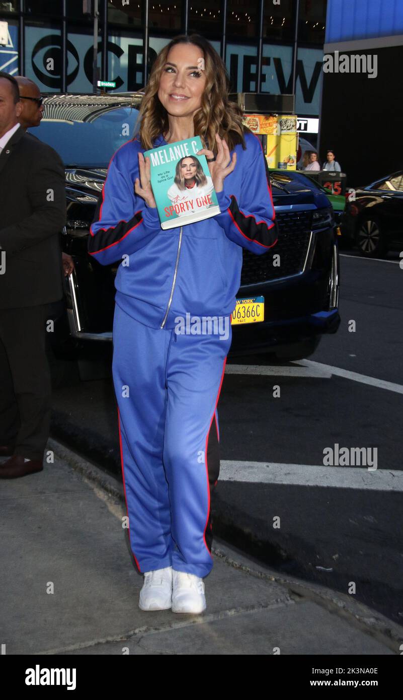 Celebrities At Good Morning America -PICTURED: Melanie Chisholm (Mel C