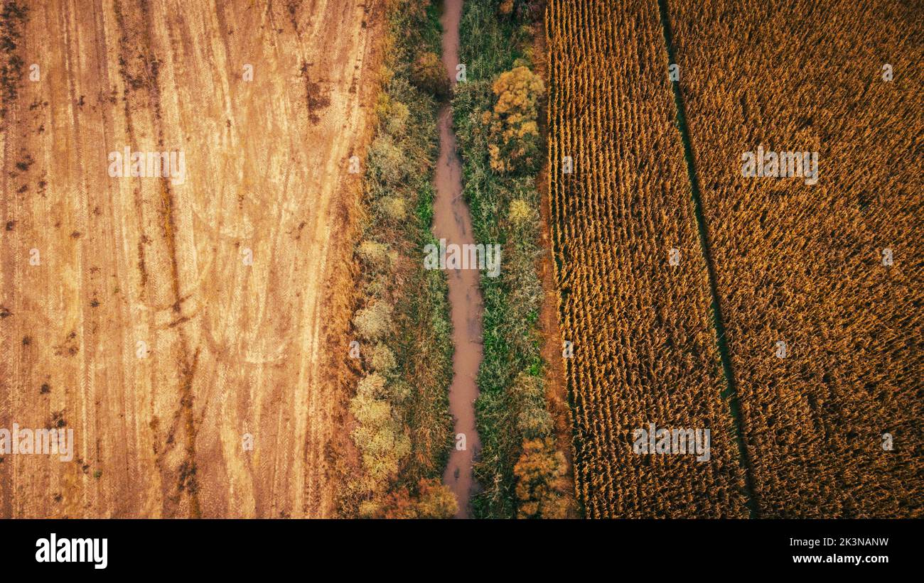 Aerial birds eye shot bridge hi-res stock photography and images - Alamy