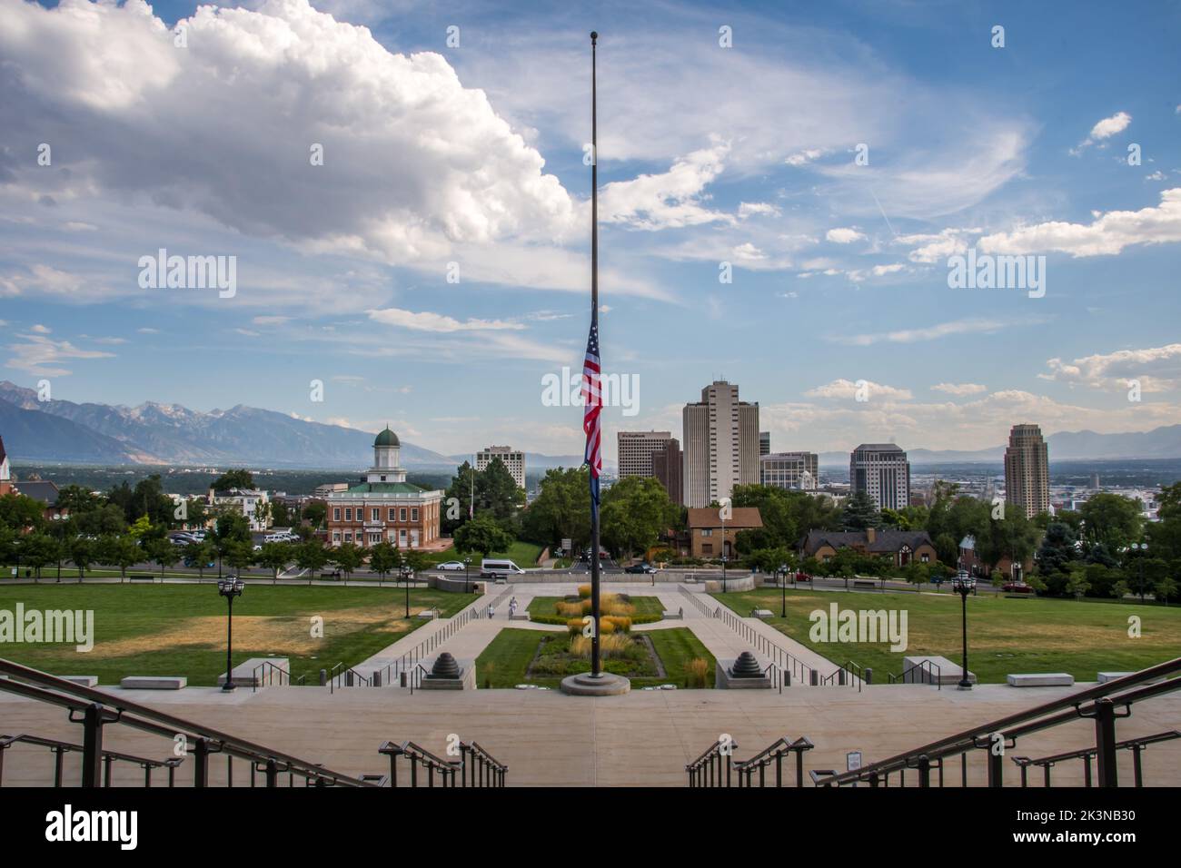 The very beautiful town of Salt Lake City, Utah Stock Photo