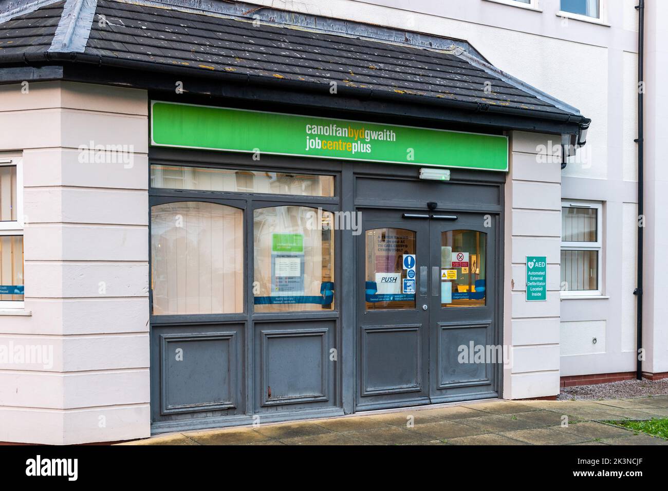 Job Centre Plus Office in Llandudno, North Wales, UK Stock Photo Alamy