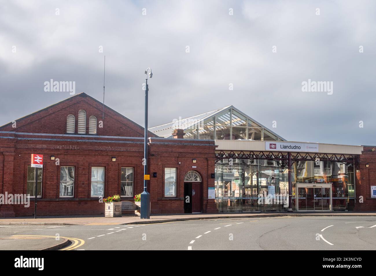 Railway Station in Llandudno, North Wales, UK. Stock Photo