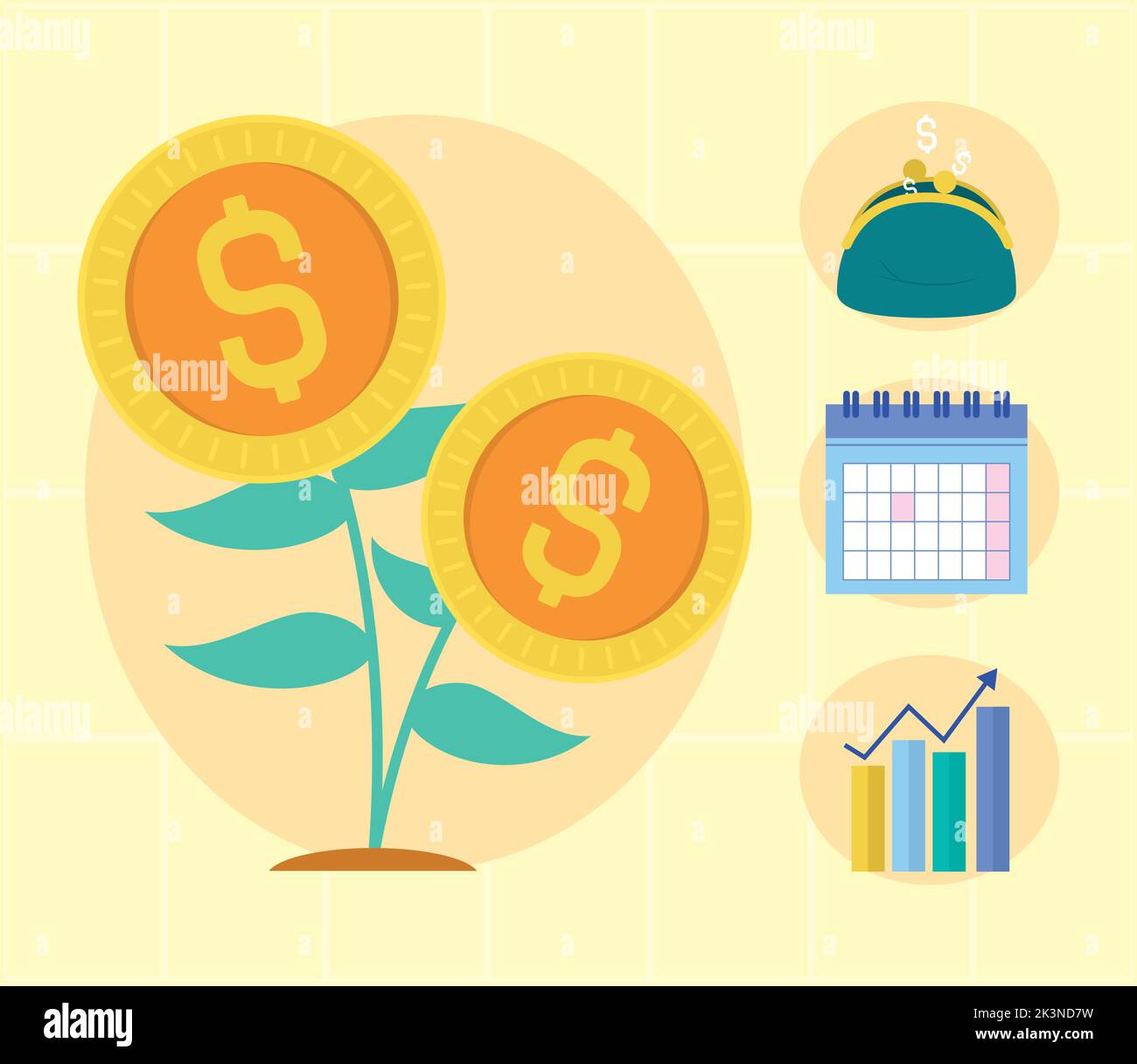 money and profit Stock Vector Image & Art - Alamy