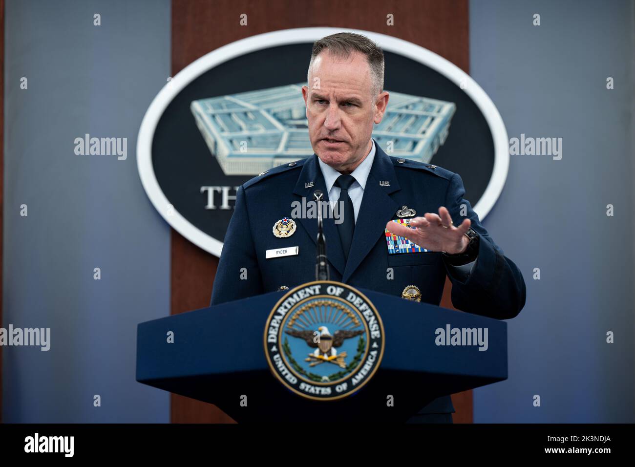 Air force brig gen pat ryder hi-res stock photography and images - Alamy