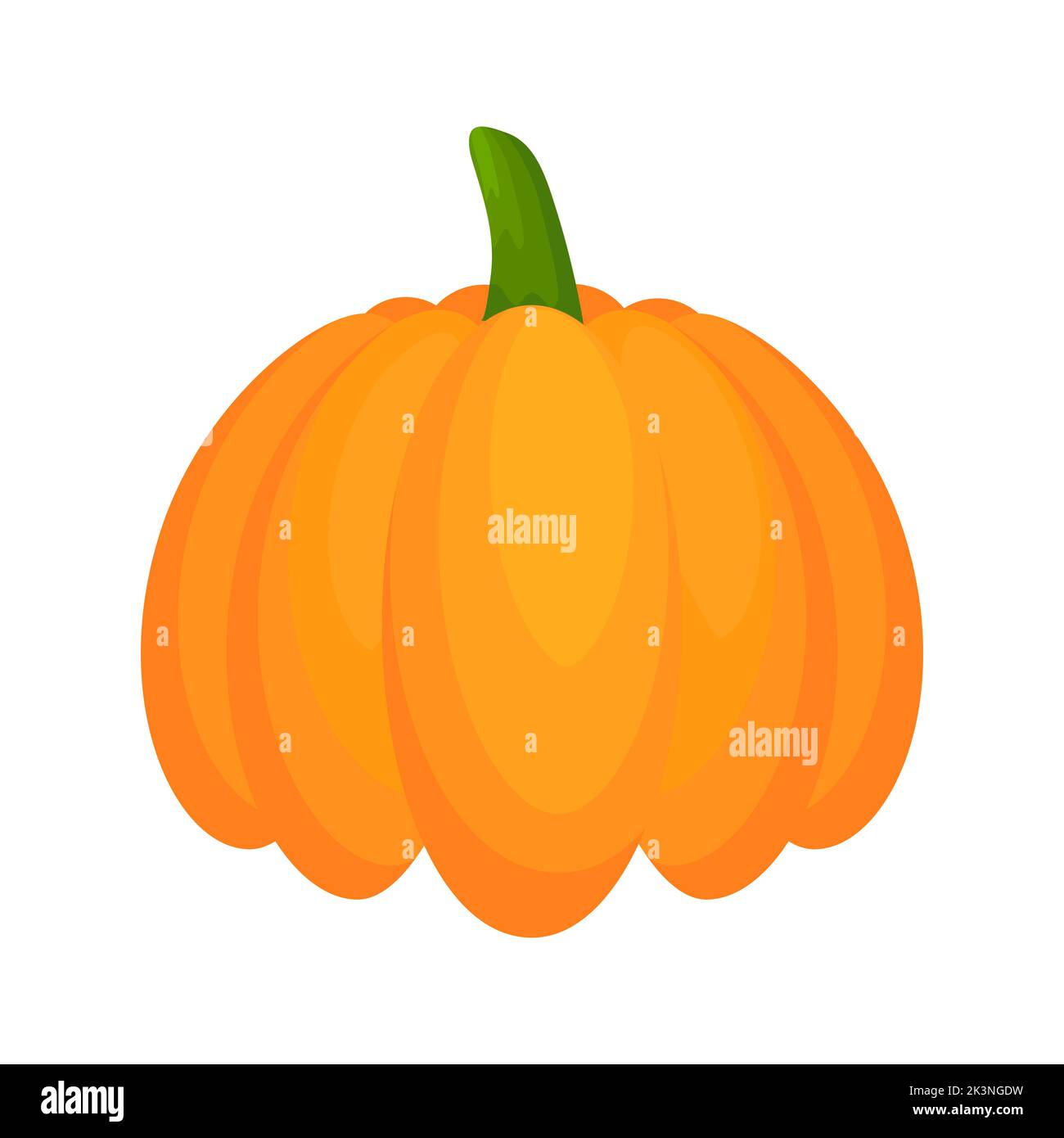 Vetor do Stock: Coloring page. Black and white vector illustration with  happy pumpkin in witch hat. Lettering `Happy Halloween`.