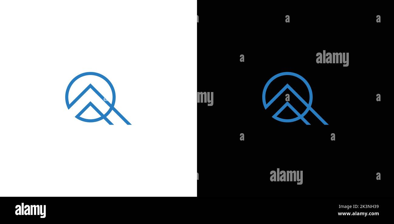 A digital render illustration of a modern futuristic business logo ...