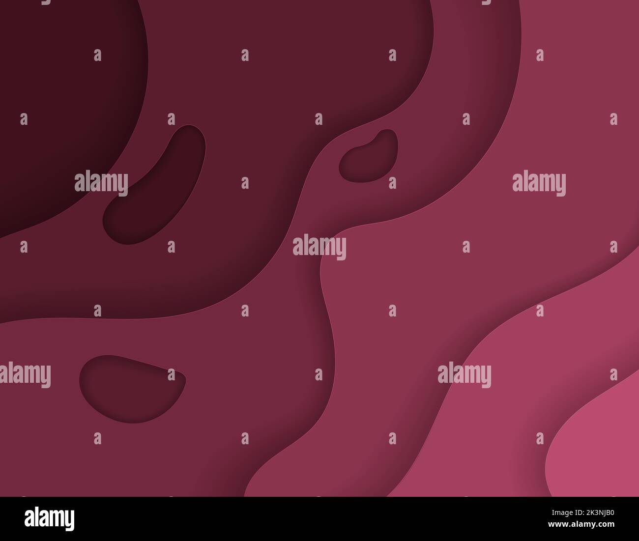 3d Paper cut backdrop. Abstract geometric shape Stock Vector