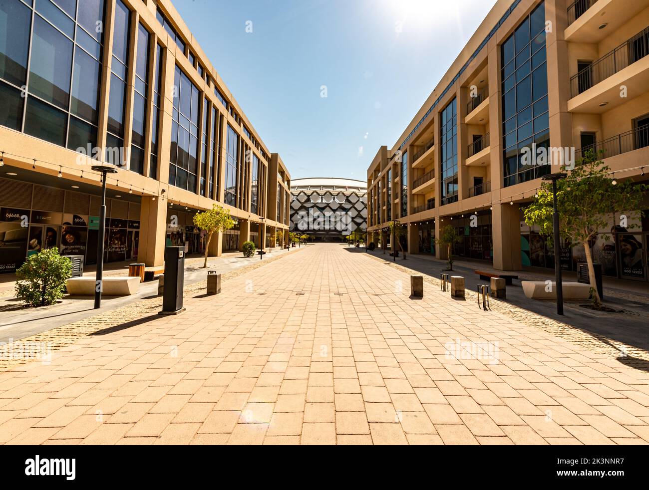 Hazza Bin Zayed Stadium situated next to Al Ain Square in Al Ain