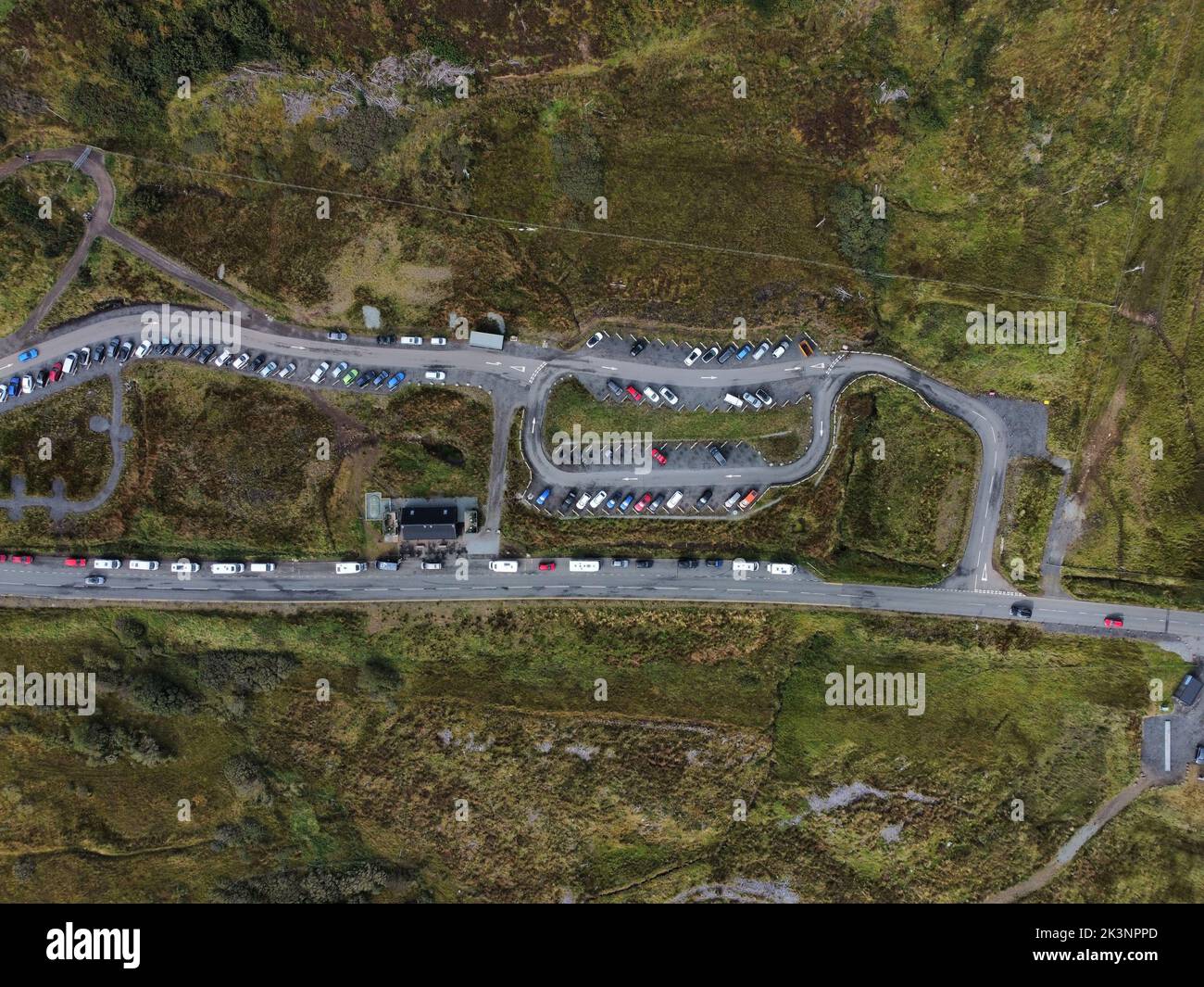 Aerial drone view road among hi-res stock photography and images - Alamy