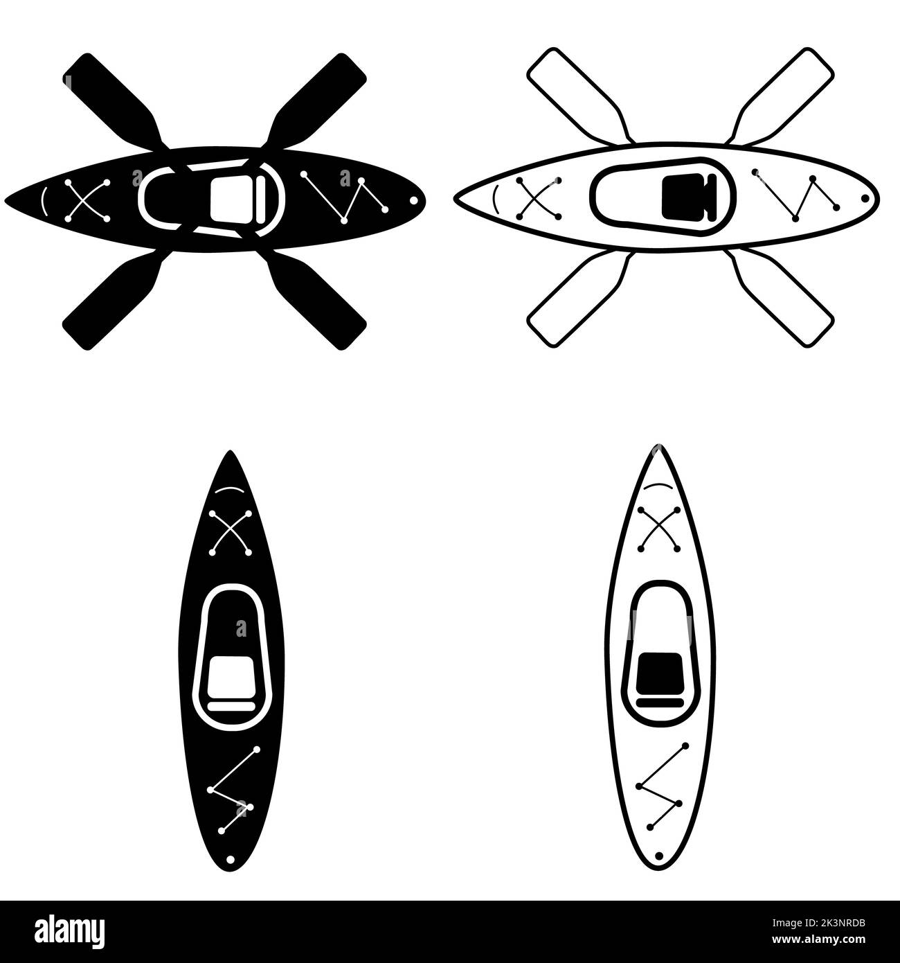 Kayak Fishing Logo