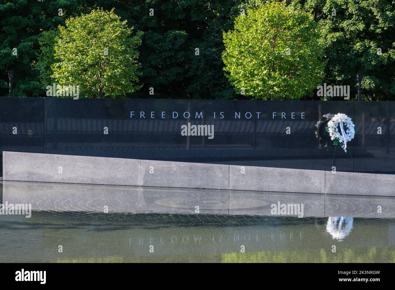 Korean War Veterans Memorial, 'Freedon is not Free', Washington, DC, USA. Stock Photo
