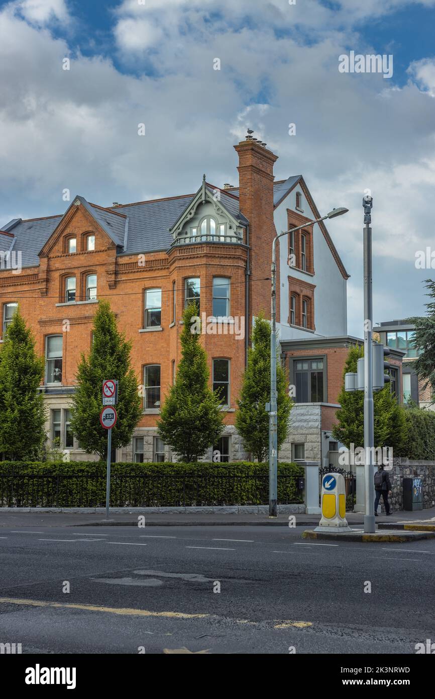 Dublin, Ireland June 22 2022 "Luxury houses in Ballsbridge, most