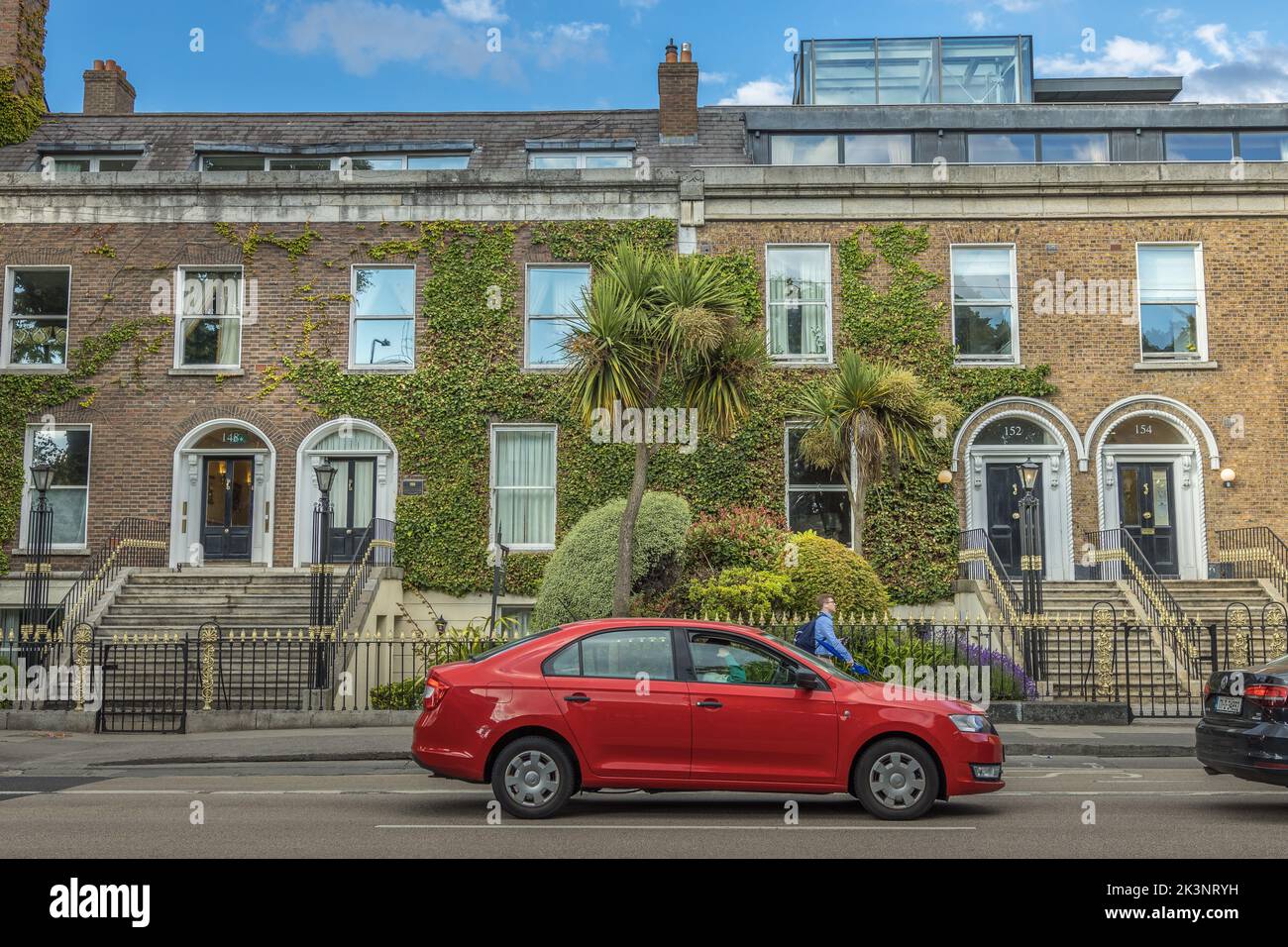 Dublin, Ireland June 22 2022 "Luxury houses in Ballsbridge, most