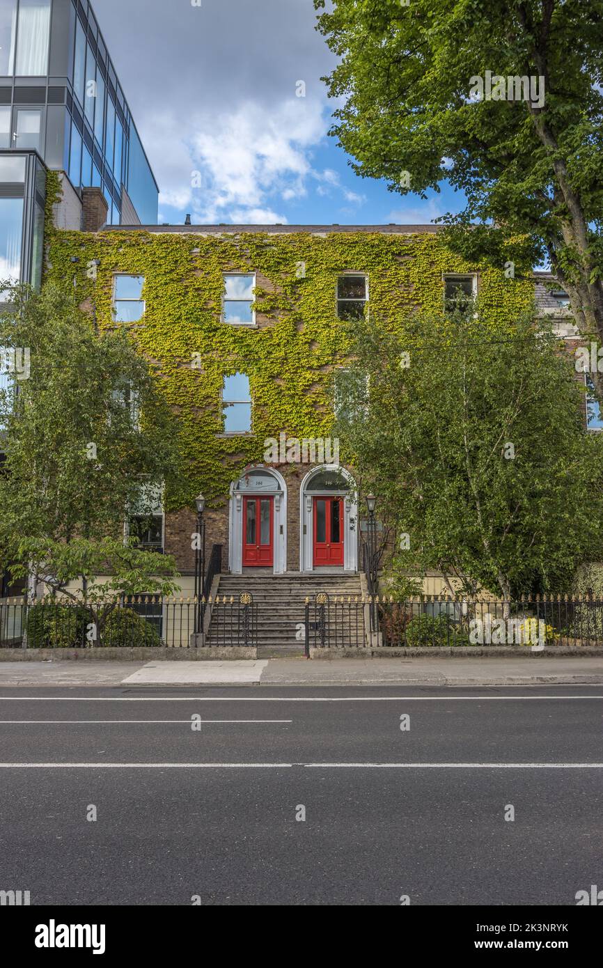 Dublin, Ireland June 22 2022 "Luxury houses in Ballsbridge, most