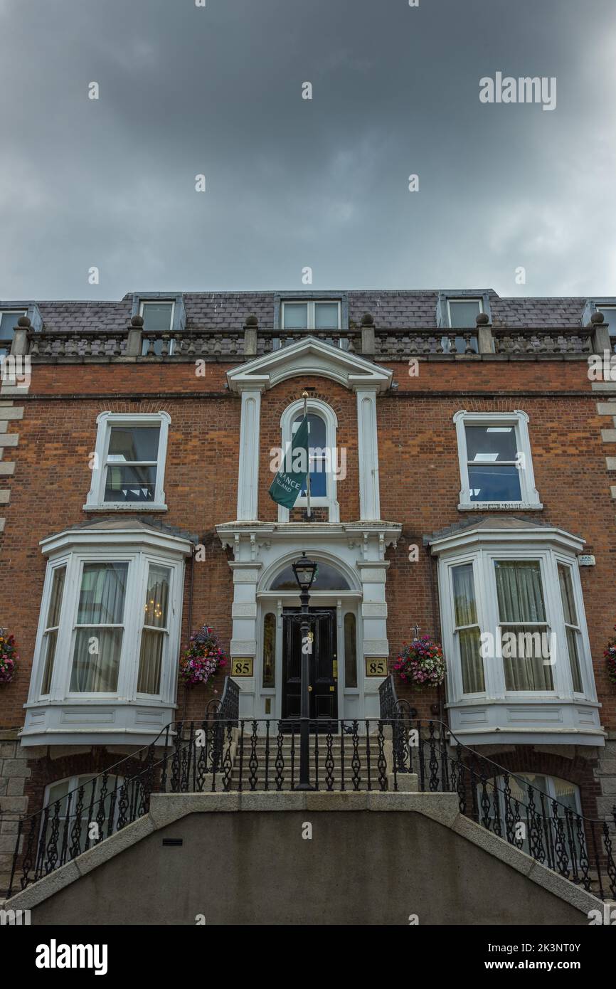 Dublin, Ireland June 22 2022 "Luxury houses in Ballsbridge, most