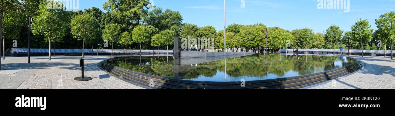Korean War Memorial,  by Sculptor Frank Gaylord, Washington, DC, USA. Stock Photo