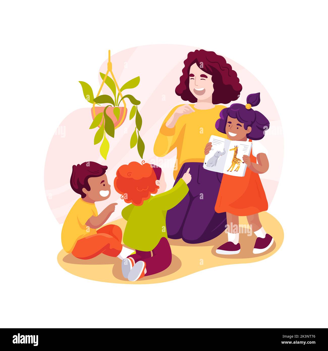 learn-about-animals-isolated-cartoon-vector-illustration-stock-vector