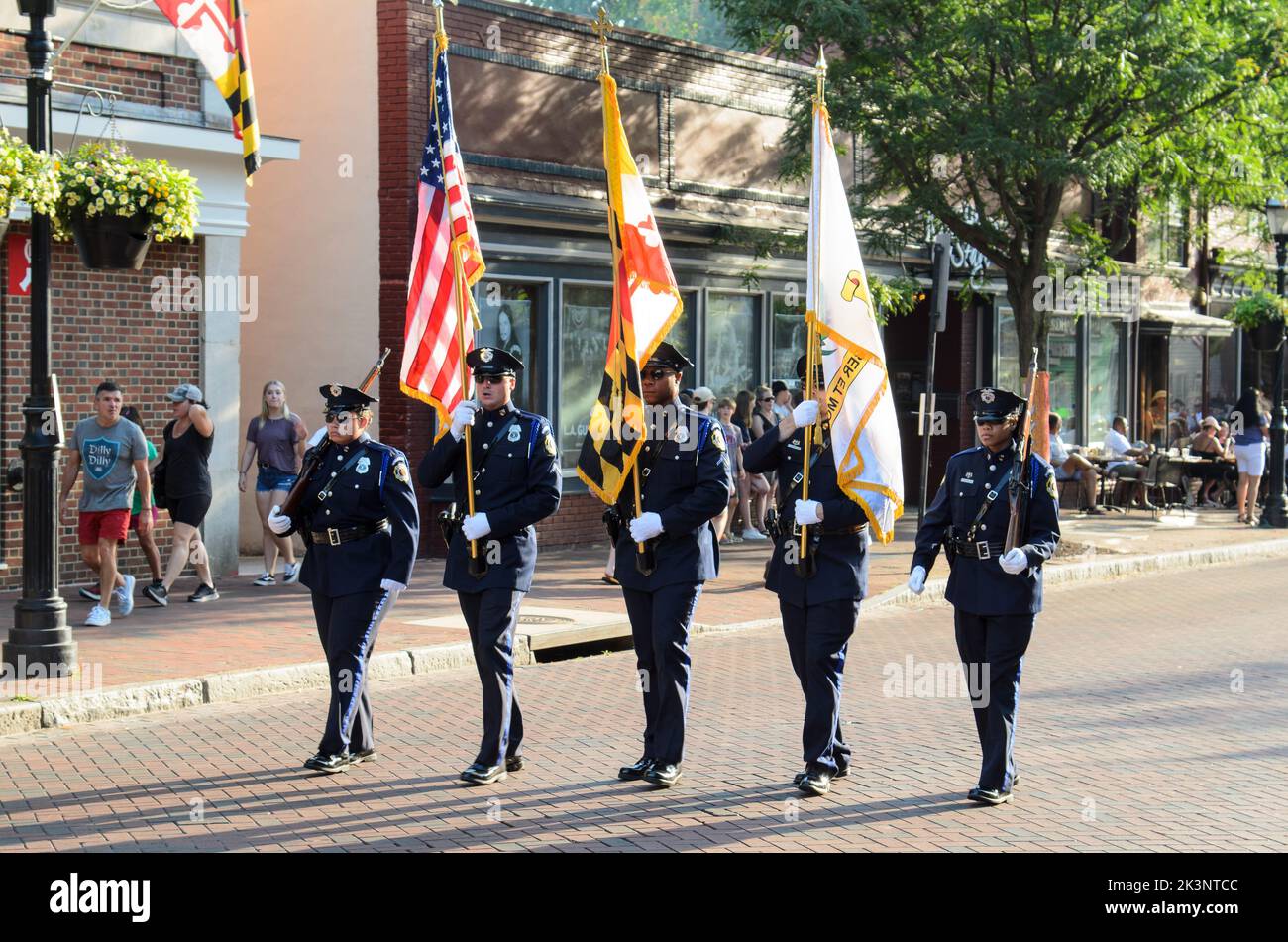 The 4th of July Parade in Annapolis, Maryland, USA Stock Photo